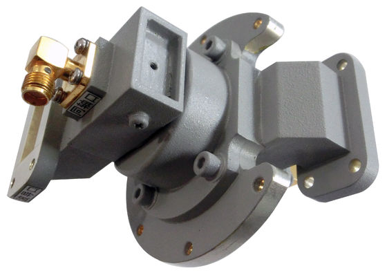 WR28/WR34/WR42/WR51/WR62/WR75/WR90/WR112/WR137/WR159/WR187/WR229/WR284 Dual Channel Waveguide Rotary Joint